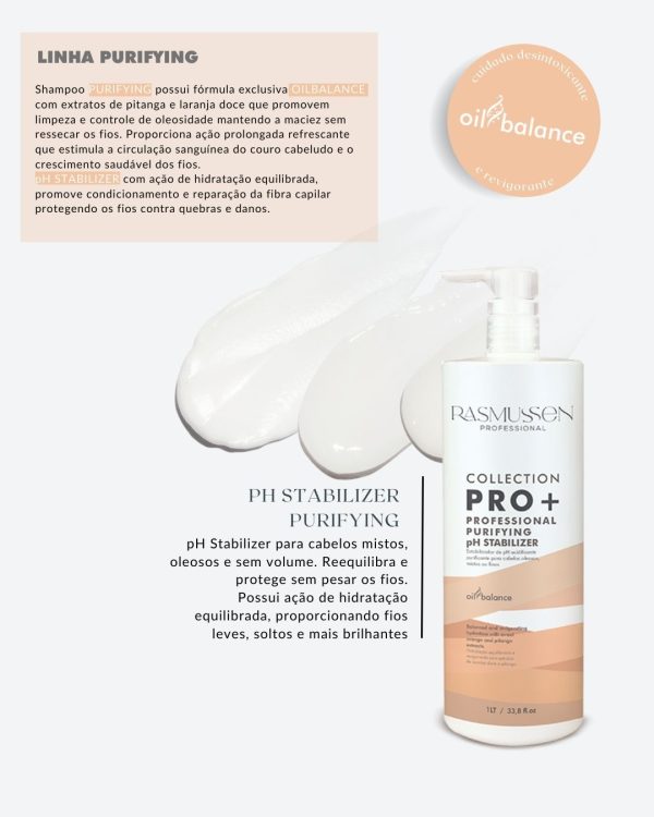 KIT PURIFYING PROFISSIONAL SHAMPOO + pH STABILIZER + MOISTURE MASK - Image 3