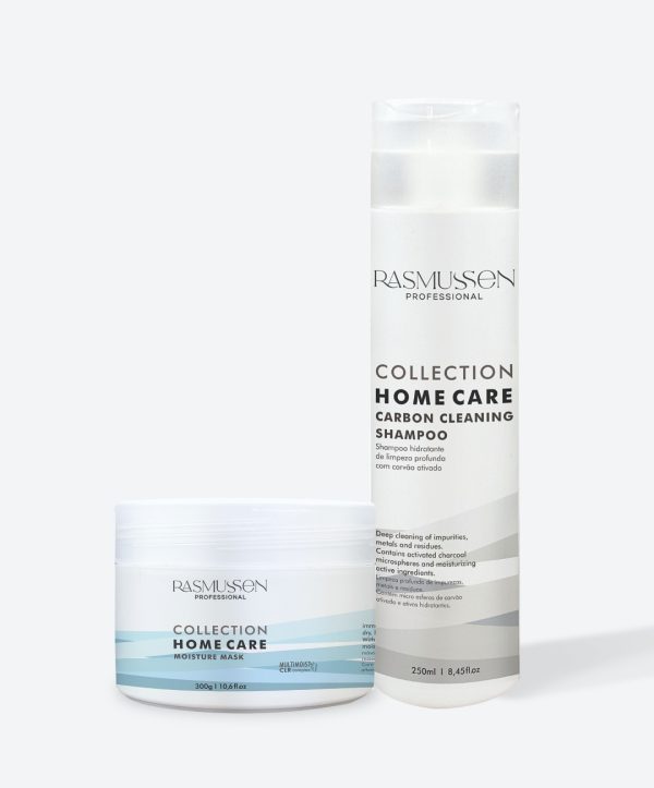 KIT HOME CARE SHAMPOO CARBON CLEANING + MOISTURE MASK
