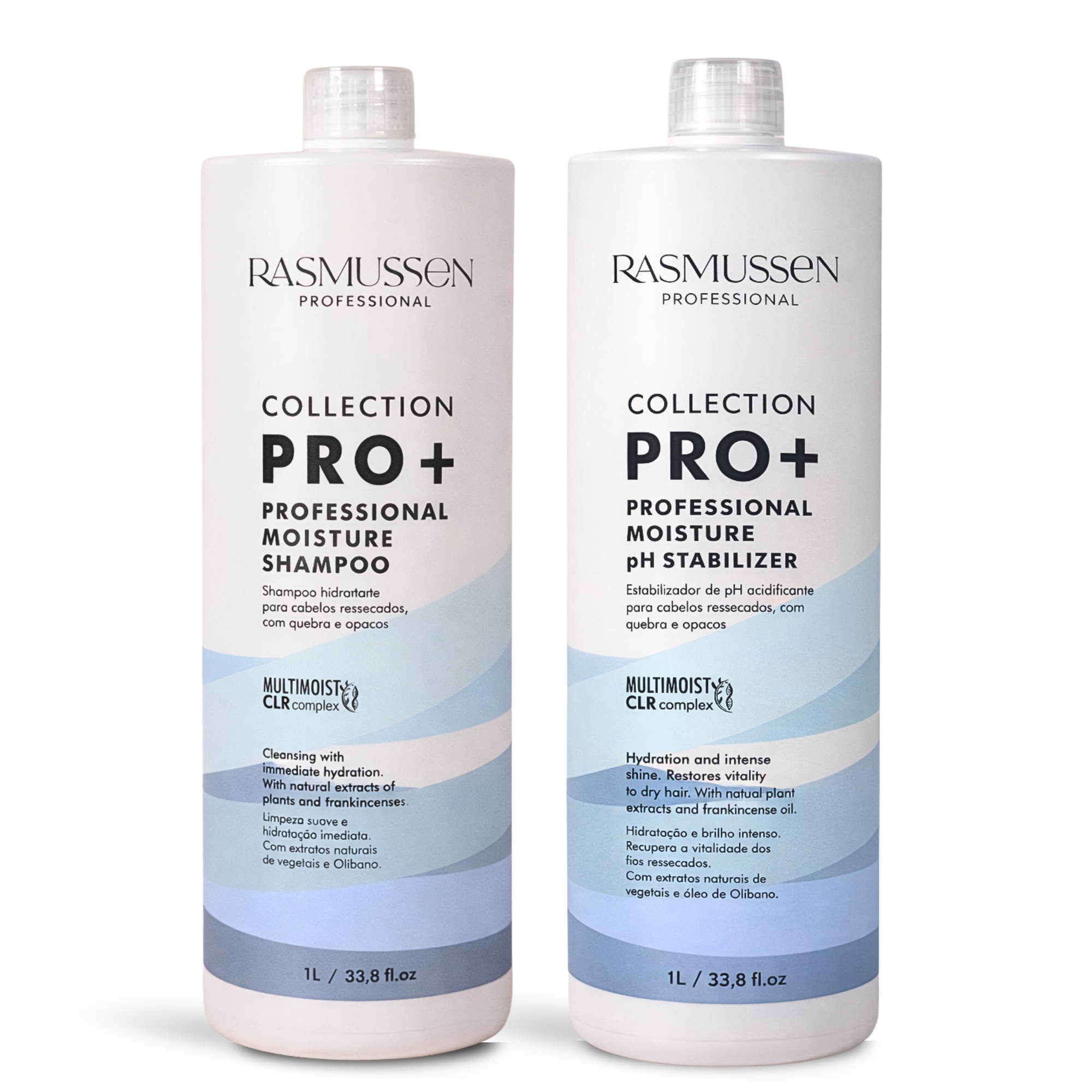 KIT MOISTURE PROFISSIONAL SHAMPOO + PH STABILIZER 1LT