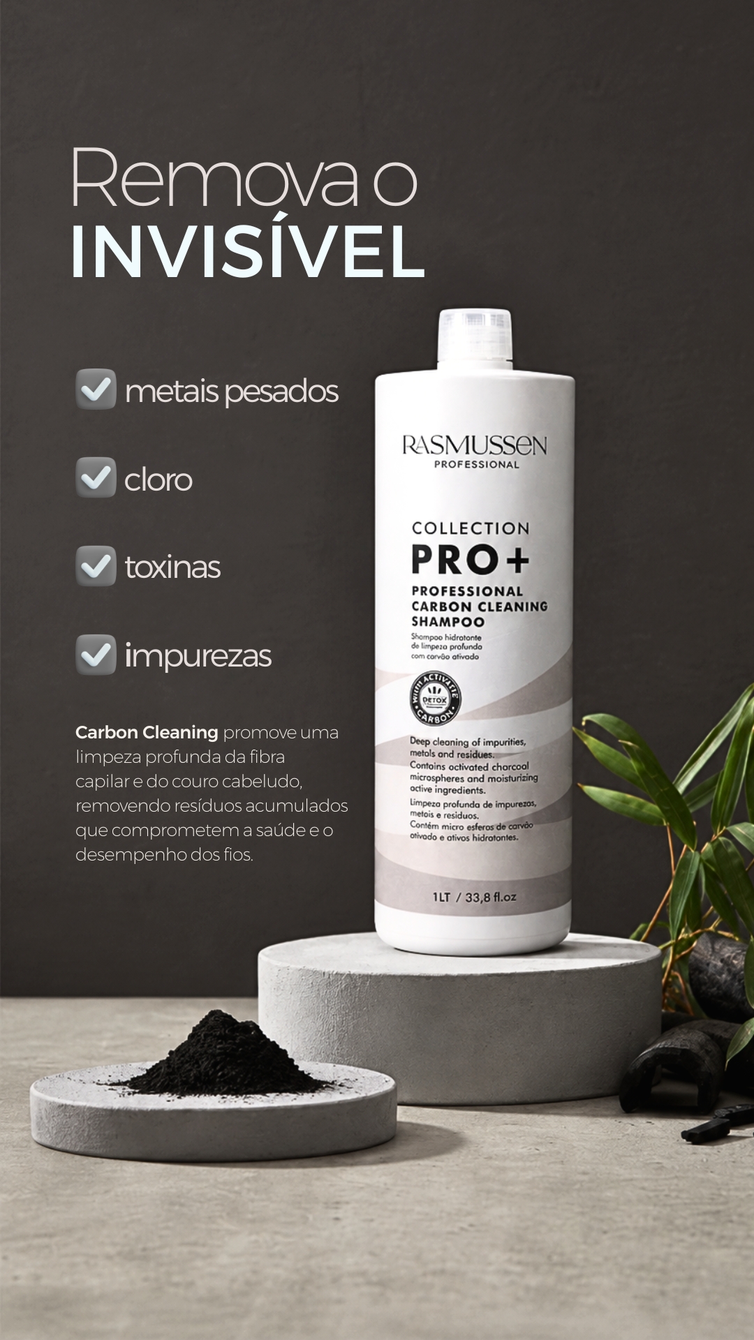 SHAMPOO CARBON CLEANING PROFISSIONAL 1000ML - Imagem 2