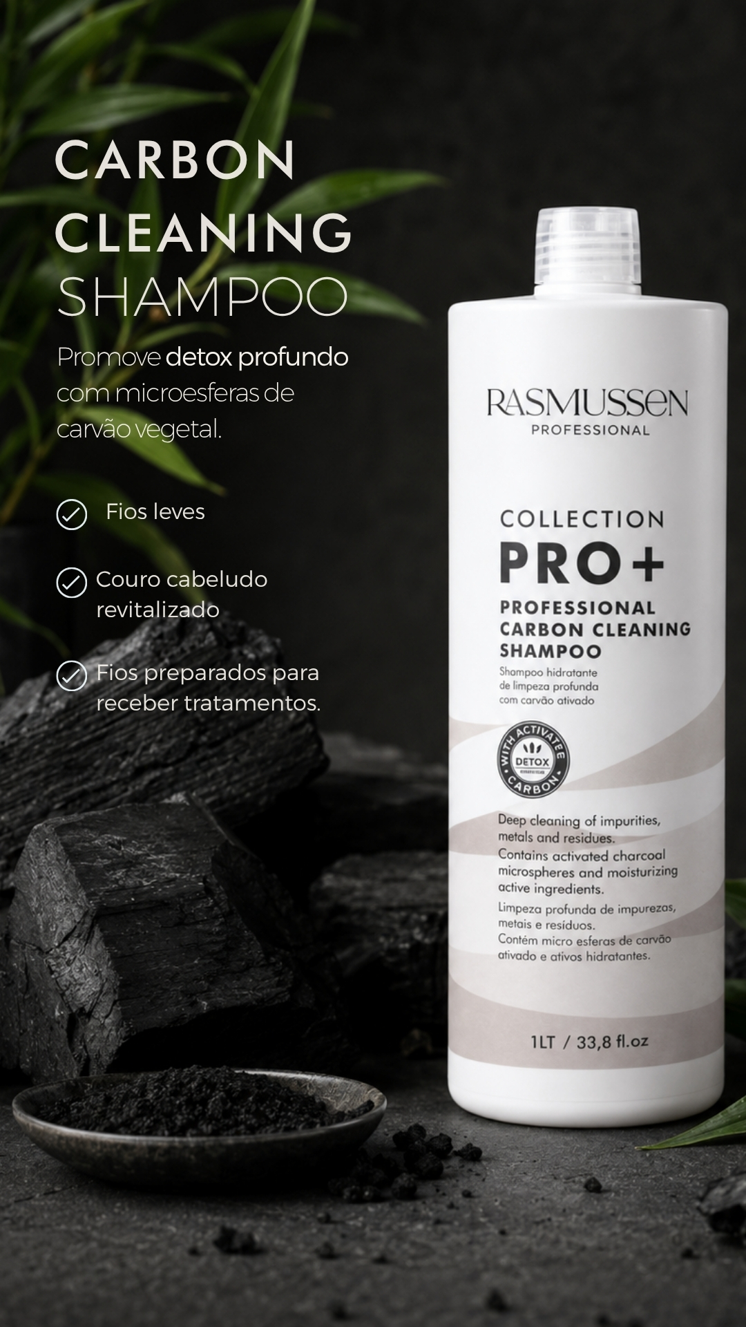 SHAMPOO CARBON CLEANING PROFISSIONAL 1000ML - Imagem 3